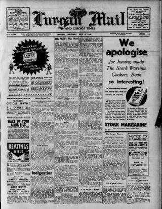 cover page of Lurgan Mail published on May 4, 1940