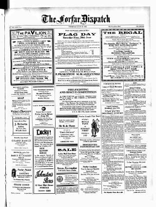 cover page of Forfar Dispatch published on June 18, 1942