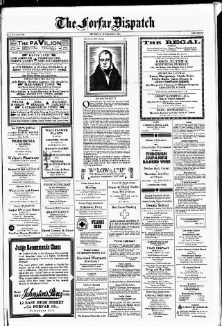 cover page of Forfar Dispatch published on November 2, 1944