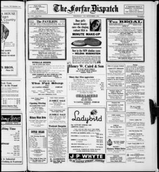cover page of Forfar Dispatch published on September 17, 1964