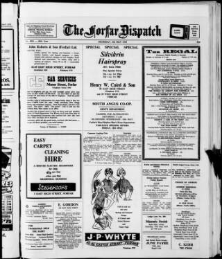 cover page of Forfar Dispatch published on May 4, 1972