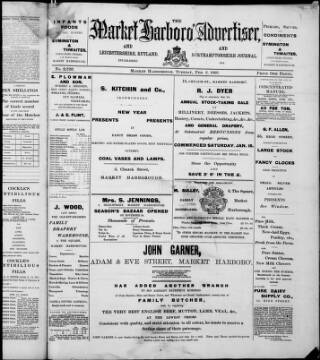 cover page of Market Harborough Advertiser and Midland Mail published on February 2, 1897