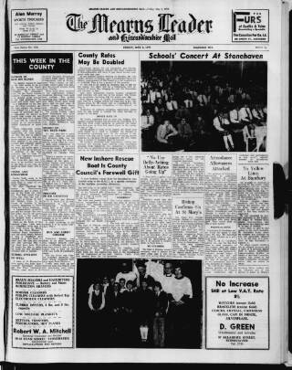 cover page of Mearns Leader published on May 2, 1975