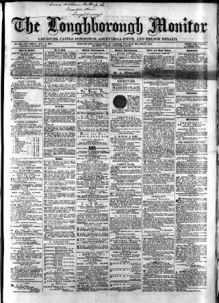 cover page of Loughborough Monitor published on May 2, 1867