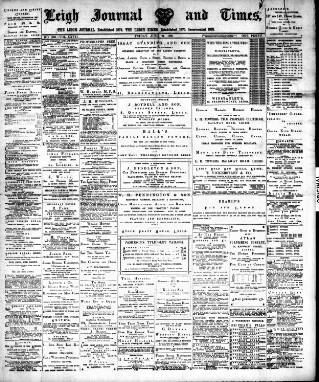 cover page of Leigh Journal and Times published on June 24, 1898