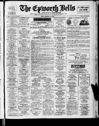 cover page of Epworth Bells, Crowle and Isle of Axholme Messenger published on February 2, 1968