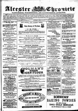 cover page of Alcester Chronicle published on March 19, 1870