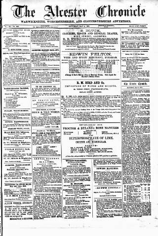 cover page of Alcester Chronicle published on May 4, 1872