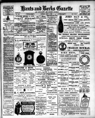cover page of Hants and Berks Gazette and Middlesex and Surrey Journal published on May 2, 1908