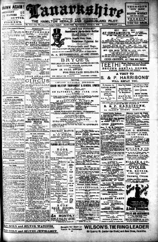 cover page of Hamilton Herald and Lanarkshire Weekly News published on June 18, 1910
