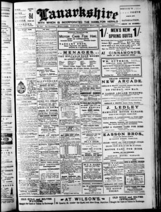 cover page of Hamilton Herald and Lanarkshire Weekly News published on May 4, 1912