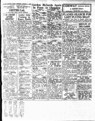 cover page of Shields Daily News published on August 2, 1948
