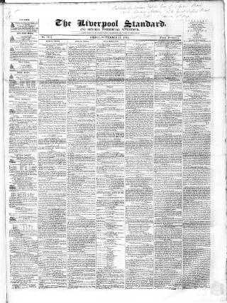 cover page of Liverpool Standard and General Commercial Advertiser published on September 17, 1841