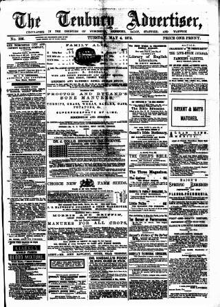 cover page of Tenbury Wells Advertiser published on May 4, 1875