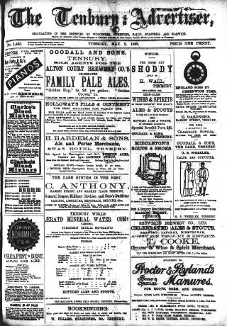 cover page of Tenbury Wells Advertiser published on May 2, 1899