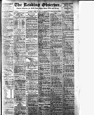 cover page of Reading Observer published on March 19, 1903