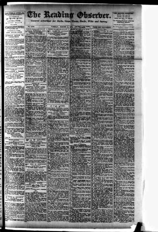 cover page of Reading Observer published on August 2, 1904