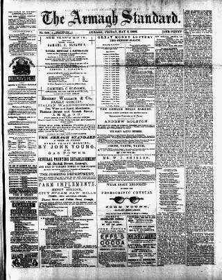 cover page of Armagh Standard published on May 2, 1890