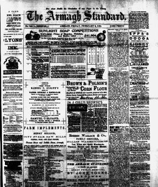 cover page of Armagh Standard published on February 2, 1894