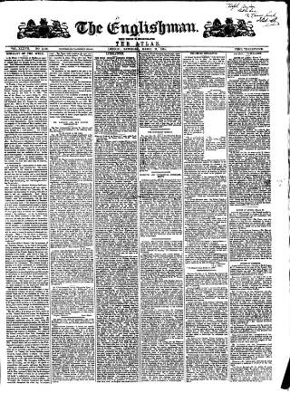 cover page of Atlas published on March 19, 1864