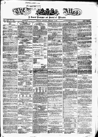 cover page of Atlas published on February 2, 1867