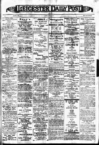 cover page of Leicester Daily Post published on June 18, 1910