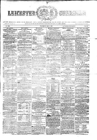 cover page of Leicester Guardian published on May 4, 1870