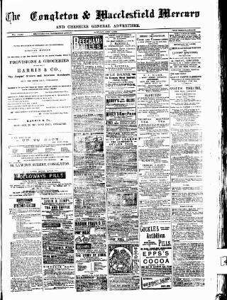 cover page of Congleton & Macclesfield Mercury published on June 18, 1892