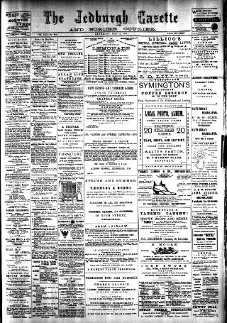 cover page of Jedburgh Gazette published on May 4, 1901