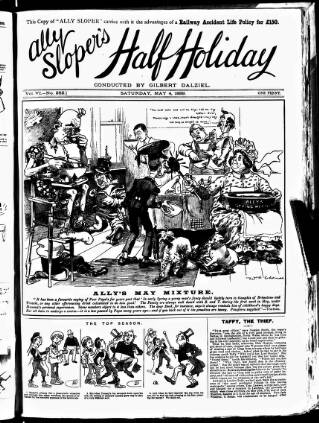 cover page of Ally Sloper's Half Holiday published on May 4, 1889