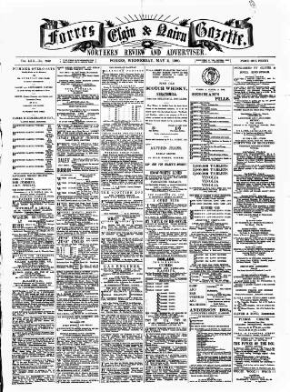 cover page of Forres Elgin and Nairn Gazette, Northern Review and Advertiser published on May 2, 1900