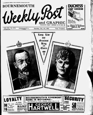 cover page of Bournemouth Graphic published on May 4, 1935