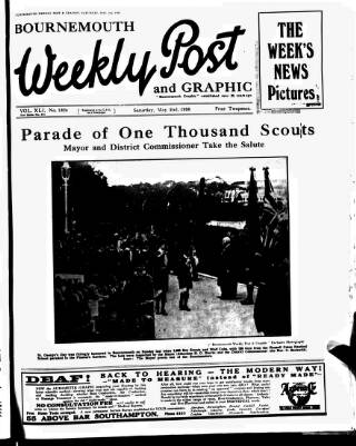 cover page of Bournemouth Graphic published on May 2, 1936