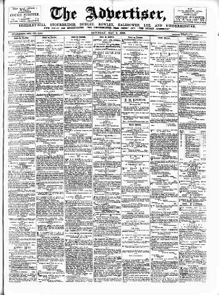 cover page of County Advertiser & Herald for Staffordshire and Worcestershire published on May 2, 1903