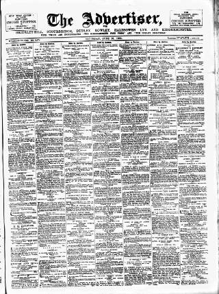 cover page of County Advertiser & Herald for Staffordshire and Worcestershire published on June 18, 1904