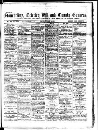 cover page of County Express published on May 2, 1891