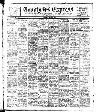 cover page of County Express published on March 19, 1910