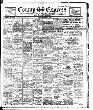 cover page of County Express published on June 18, 1910