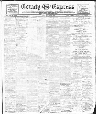 cover page of County Express published on May 4, 1912