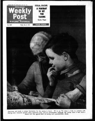 cover page of Birmingham Weekly Post published on May 2, 1958