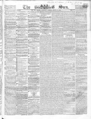 cover page of Sun (London) published on August 2, 1866