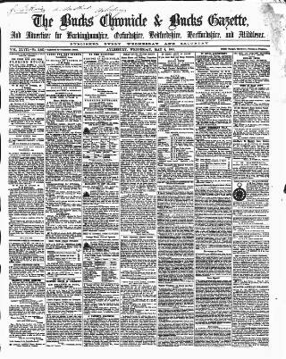 cover page of Bucks Chronicle and Bucks Gazette published on May 4, 1859