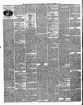 cover page of Bucks Chronicle and Bucks Gazette published on November 2, 1867