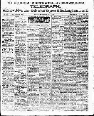 cover page of Oxfordshire Telegraph published on May 2, 1894
