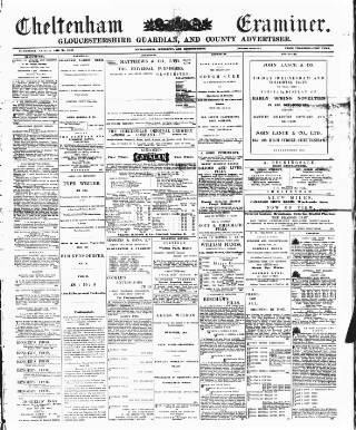 cover page of Cheltenham Examiner published on April 5, 1899