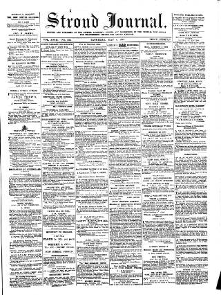 cover page of Stroud Journal published on May 4, 1872