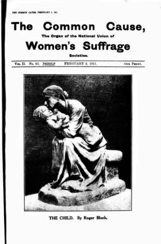 cover page of Common Cause published on February 2, 1911