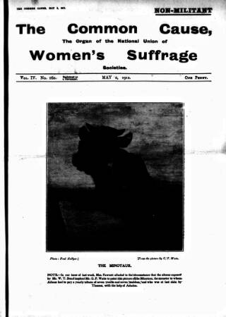 cover page of Common Cause published on May 2, 1912