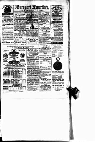 cover page of Maryport Advertiser published on September 17, 1880