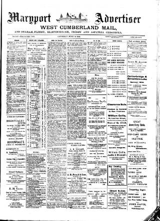 cover page of Maryport Advertiser published on June 18, 1904